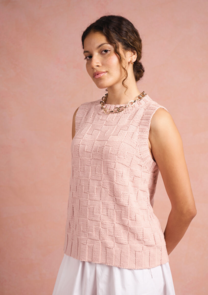 Rowan Knitting Pattern / Kit - Summerlite DK - Squared Paper Vest