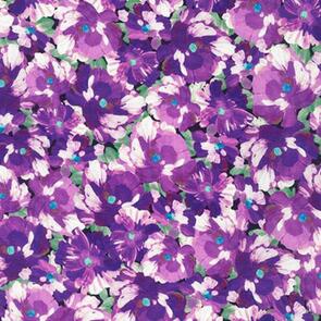 Robert Kaufman Painterly Petals SRKD-20264-6 PURPLE