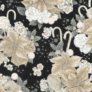 Robert Kaufman Holiday Flourish - Peppermint twist ||  Shadow 22945