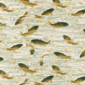 Robert Kaufman Imperial Collection 17 - Fish - Antique