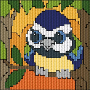 Permin My First Longstitch Kit - Bluetit