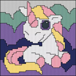 Permin My First Longstitch Kit - Unicorn