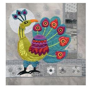 Sue Spargo Peacock Block Pattern