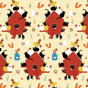 Dear Stella Bok Bok Meow || Cats in the Coop - Lemon