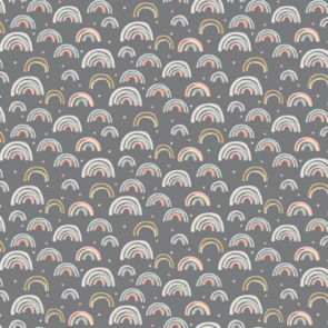 Dear Stella 100% Cotton Flannel - Follow the Rainbow - Iron