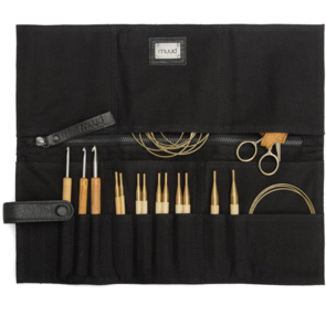 Muud Stockholm Canvas Needle Case - Black