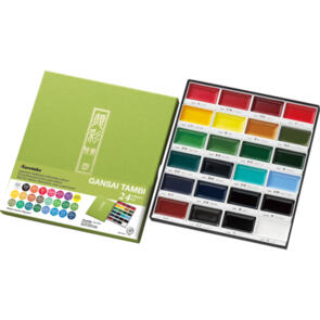 KURETAKE GANSAI TAMBI 24 Color Set