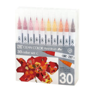 KURETAKE ZIG CLEAN COLOR Real Brush 30 color set C