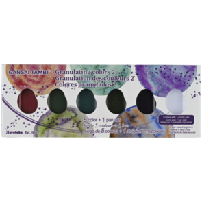 KURETAKE GANSAI TAMBI ”Granulating Colors” 5 colors set #2