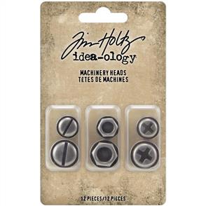 Idea-Ology Tim Holtz Machinery Heads 12/pce