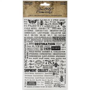 Idea-Ology Tim Holtz Remnant Rubs 2 sheets/pack