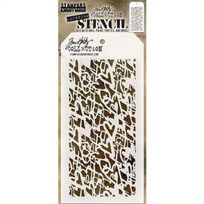 Stampers Anonymous Tim Holtz Layering Stencil - Heart Struck