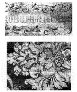 Stampers Anonymous Tim Holtz - Cling Stamps 7"X8.5" - Weathered Textiles