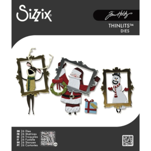Sizzix Thinlits Die Set 26PK – Vault Papercut Christmas by Tim Holtz