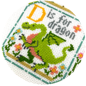Tiny Modernist Cross Stitch Pattern - Happy Alphabet Part 2: D E F