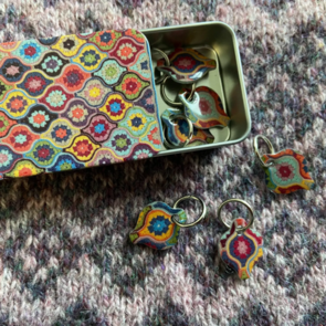 Emma Ball Mystical Lanterns Stitch Markers in a Tin(T207)
