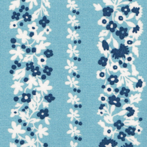 Liberty Denim Florals - Topiary Stripe A
