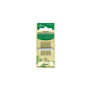 Clover Gold Eye Applique Needles