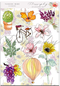 Flossiphy Tuscan Ride Stickers