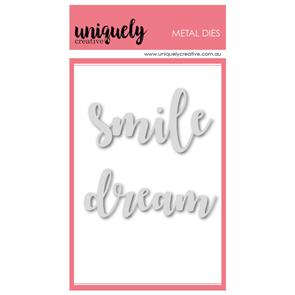 Uniquely Creative - Dream & Smile Die Set