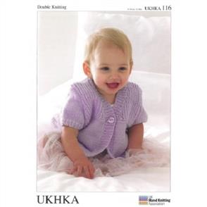 UKHKA Pattern 116 Cardigan, Hat and Scarf