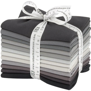 Robert Kaufman Kona Fat Quarters - Stormy Skies Palette