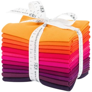 Robert Kaufman Kona Fat Quarters - Birds Of Paradise Palette