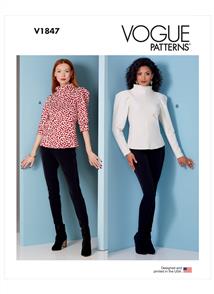 Vogue Pattern Misses' and Misses' Petite Top V1847
