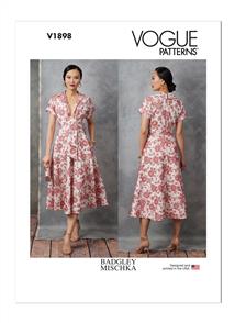 Vogue Pattern Misses' Dress by Badgley Mischka V1898