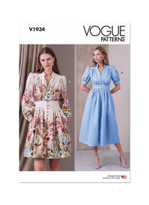 Vogue Misses' Dress in Two Lengths