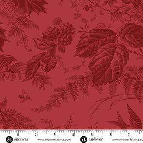 Andover Fabric Laundry Baskets || Vermont - R2 - Ruby