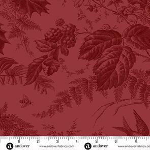 Andover Fabric Laundry Baskets || Vermont - R1 - Cranberry