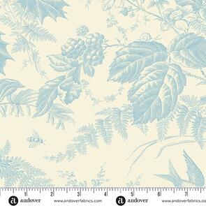 Andover Fabric Laundry Baskets || Vermont - LB - Sky