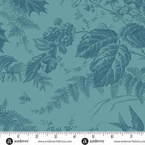 Andover Fabric Laundry Baskets || Vermont - T2 - Teal Blue