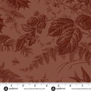 Andover Fabric Laundry Baskets || Vermont - N5 - Raisin