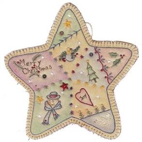 Chickadee Hollow Vintage Christmas Ornament Star
