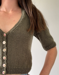 Touch Yarns 134 Wildflowers Cardigan