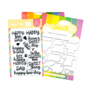 Waffle Flower Happy Bee Day Combo