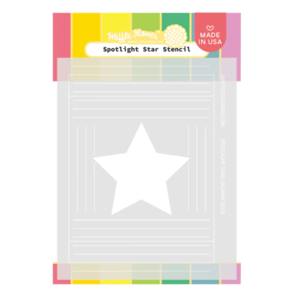 Waffle Flower Spotlight Star Stencil