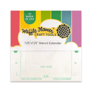 Waffle Flower 7.25x7.25 Stencil Extender