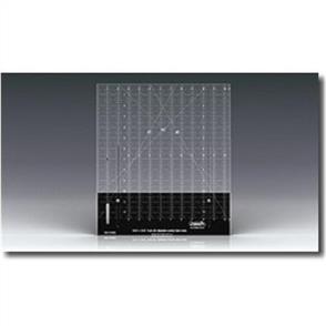 Westalee 12.5" x 12.5" Ruler with Locking Fabric Guide