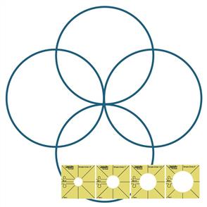 Westalee Design Simple Circles Set 2 Set of 4 Templates