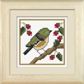 Lyn Manning Cross Stitch Kit - New Zealand Birds - Tauhou the Waxeye