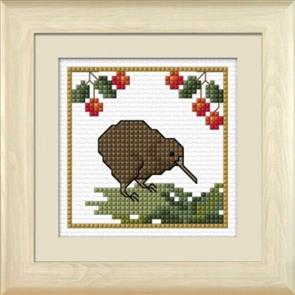 Lyn Manning Cross Stitch Kit: Kiwi
