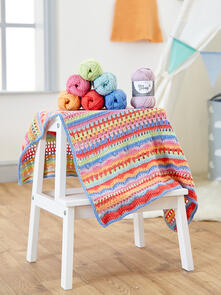 West Yorkshire Spinners Carousel Crochet Blanket - Crochet Pattern