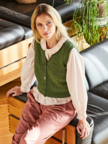 West Yorkshire Spinners Colourlab DK Alma Slipover - Knitting Pattern / Kit