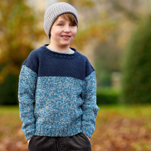 West Yorkshire Spinners Colourlab Twist DK - River Jumper - Knitting Pattern / Kit