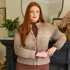 West Yorkshire Spinners Retreat Twist – Selene Gilet & Jacket - Knitting Pattern / Kit