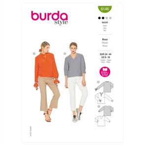 Burda Pattern 6146 Misses' Blouses