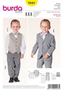 Burda Pattern 9443 Evening Wear / Suit